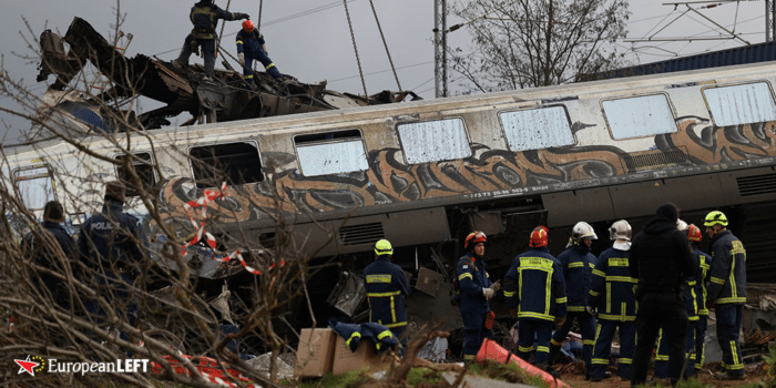 Train accident in Greece