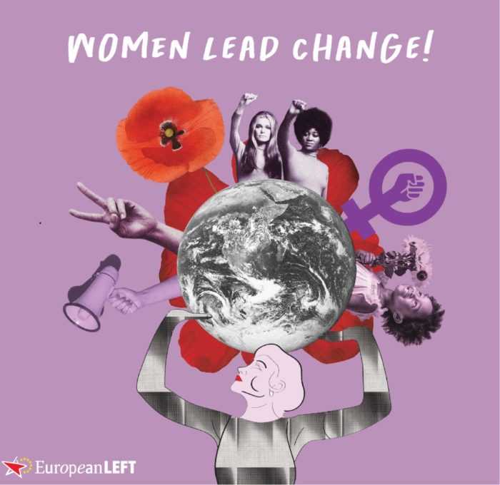 Women lead change poster