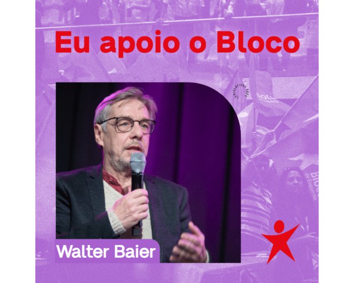 Walter Baier eu apoio o Bloco